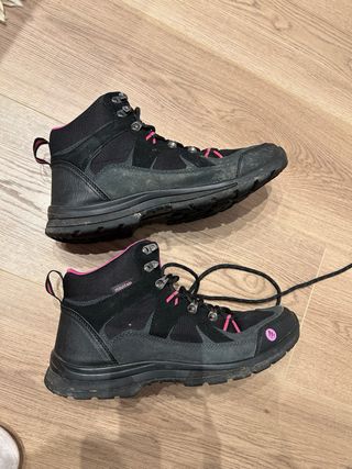 Botas montaña/trekking Mountain Pro negras/rosa