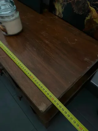 Mueble de salón madera marrón