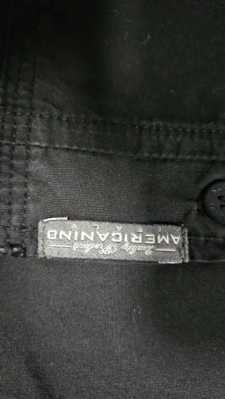 Camisas Slim Fit Hombre L (Negra y Roja)