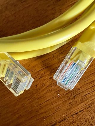 Cavo Ethernet Giallo CAT 5 UTP