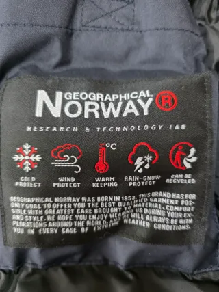 Chaqueta Geographical Norway Azul Talla M