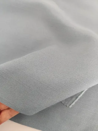 Retal de tela azul grisáceo