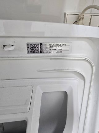 Lavadora Whirlpool 7kg 1200rpm TDLR 7220LS SP/N