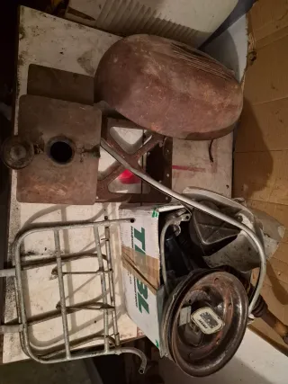 Vespa manillar de tubo 1957