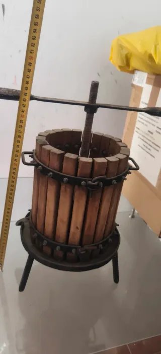 Prensa de uva pequeña para vino