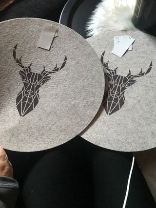 Tavagliette americane set 2 pezzi