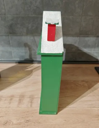 Calendario avvento in legno decorato