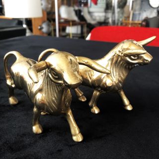 Figuras Toros de Latón