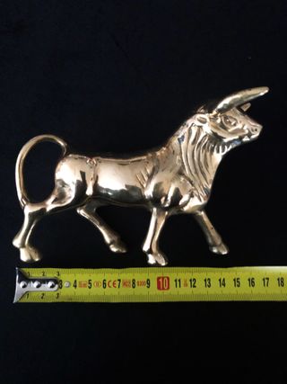 Figuras Toros de Latón