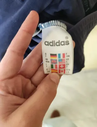 Chaqueta Adidas Retro Azul y Blanca