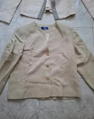 2 americanas mujer Talla M beige/gris