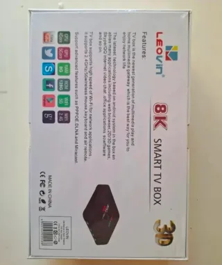 Smart TV Box Decoder 8K 8GB RAM 128GB ROM Mxq