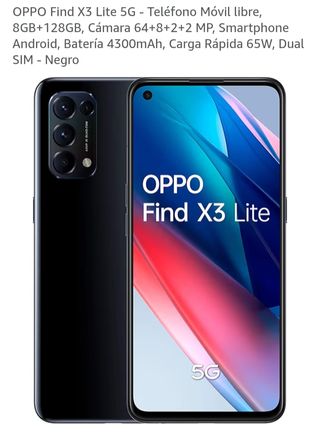OPPO Find X3 Lite 5G Negro 128GB