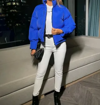 Anorak azul chica talla M