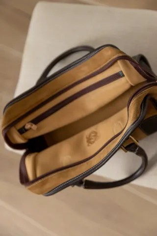 Bolso Loewe Amazona Beige y Marrón