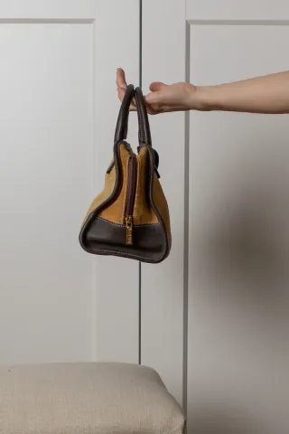 Bolso Loewe Amazona Beige y Marrón