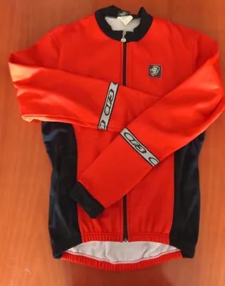 Chaqueta Ciclismo Naranja y Negra