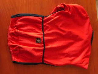 Chaqueta Ciclismo Naranja y Negra