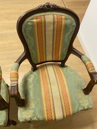 Juego de 2 sillas de salón