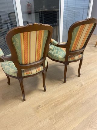 Juego de 2 sillas de salón