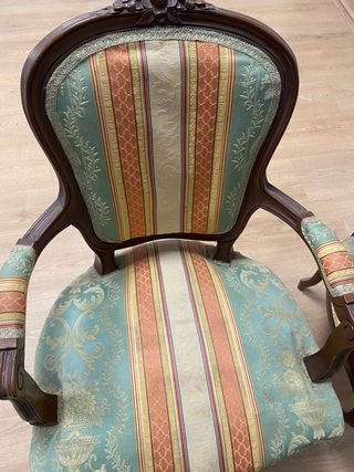 Juego de 2 sillas de salón