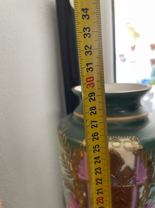 Par de jarras de porcelana vintage