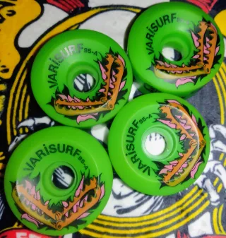 Ruedas Skate Old School Verdes nuevas