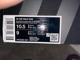 Nike Air Max DN8 Negro/Gris Talla 42.5