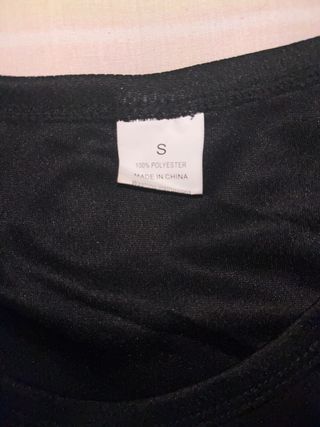 Camiseta Jordan Talla S Negra y Dorada