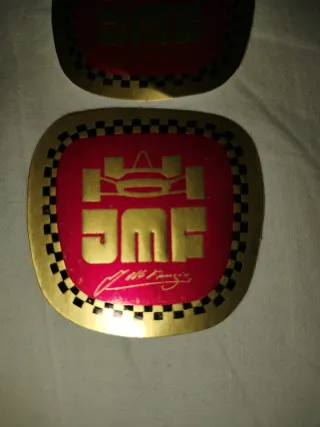Pegatinas JMF Juan Manuel Fangio F1