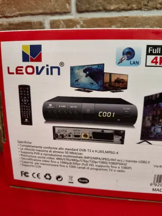 LEOVIN DVB-T3 H.265 LE-047 Ricevitore