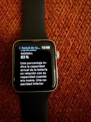 Apple Watch Series 3 - Salud Batería 83%