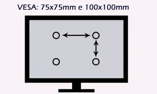 Staffa TV 10"a 32"Supporto Braccio Monitor Parete