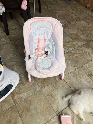 Balancín para bebé rosa