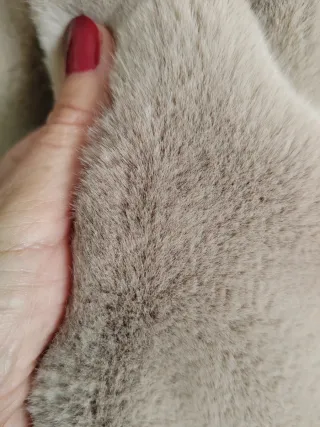 Abrigo pelo Mango Talla M