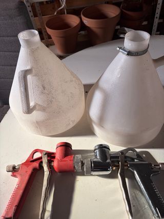 pistolas de pintar en buen estado con depósito