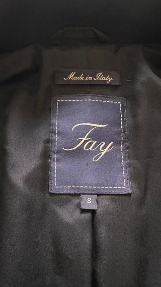 Cappotto Fay Tg. S Nero