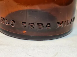 Vaso Vetro Carlo Erba Milano