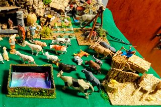 Belén/Pesebre Plástico Años 60