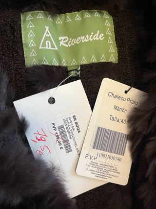 Chaleco pelo calado Riverside talla única