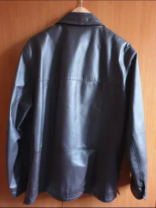 Chaqueta de piel Macson Marrón