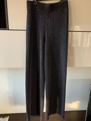 Pantaloni Zara knit lurex tg M limited edition
