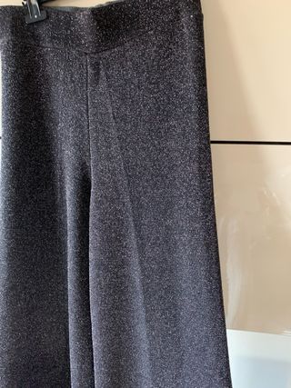 Pantaloni Zara knit lurex tg M limited edition