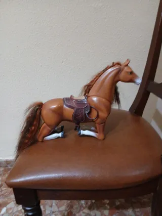 Caballo Articulado Barbie Marrón