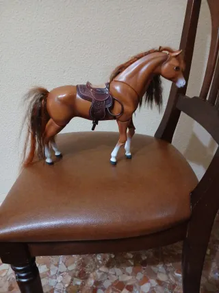 Caballo Articulado Barbie Marrón