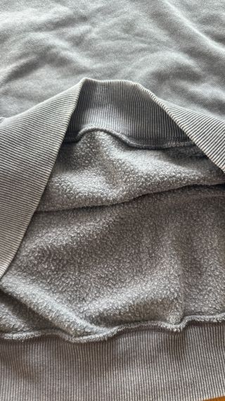 Sudadera gris básica Bershka