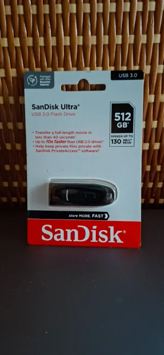 SanDisk Ultra USB 3.0 Pendrive 512GB
