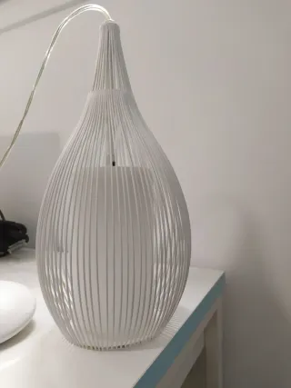 2 Lámparas Colgantes Blancas