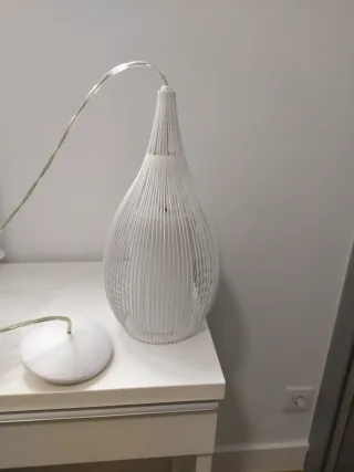 2 Lámparas Colgantes Blancas