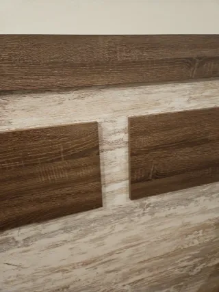 Cabecero de cama 1,60m ancho bicolor madera